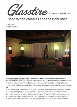 Dead White Zombies and the Holy Bone