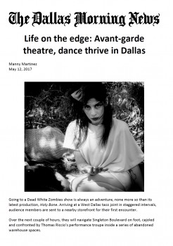 Life on the edge: Avant-garde theatre, dance thrive in Dallas