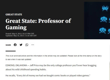 Great State: Professor of Gaming