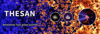 Evolution of the intergalactic medium during reionization from THESAN with caleidoscopic zoom-in regions of a galaxy.