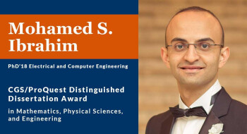 Engineering Ph.D. Graduate, Mohamed Ibrahim, Receives Dissertation Award