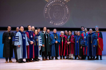 University Honors Distinguished Faculty at Investiture Ceremony